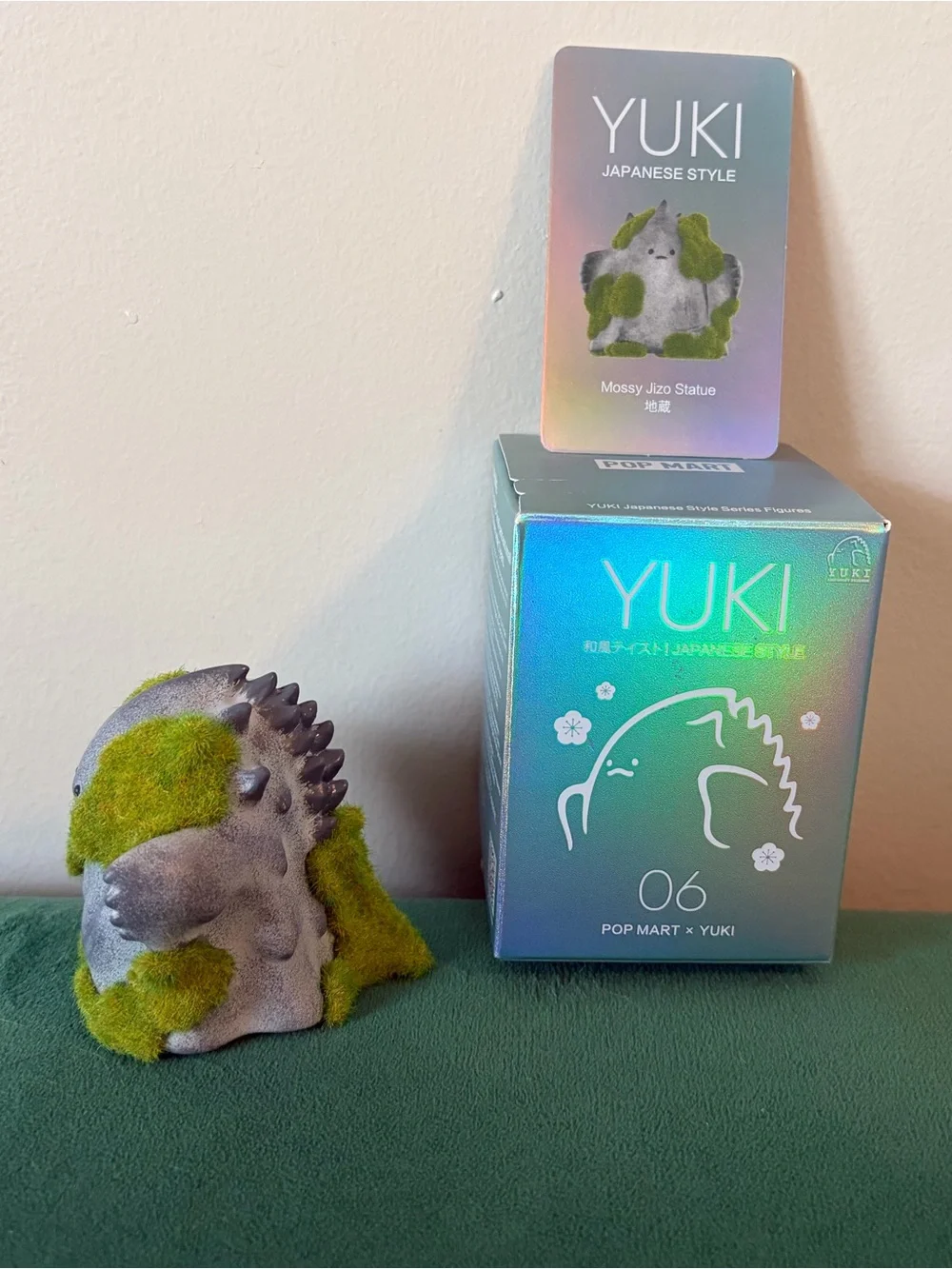 Pop Mart Yuki Japanese Style Series: Mossy Jizo Statue Figure